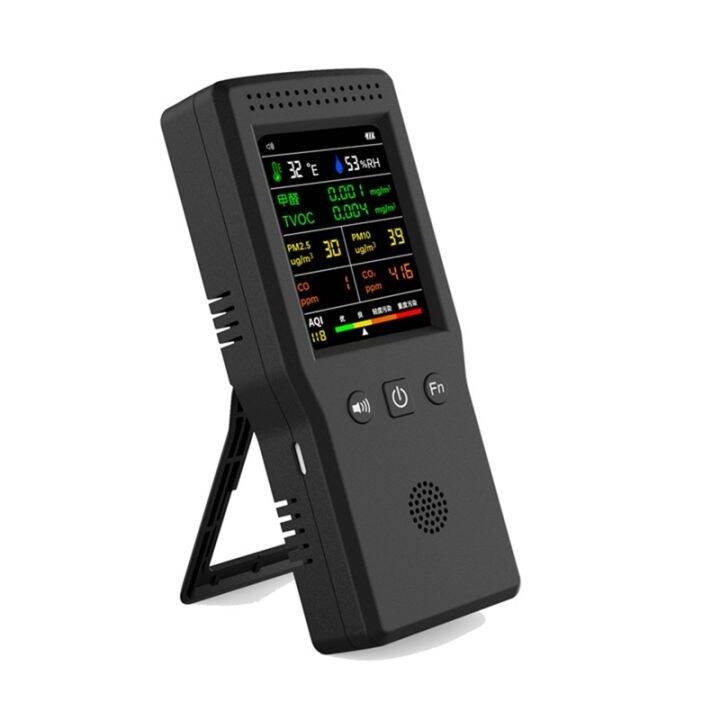 10 In 1 Air Quality Monitor PM2.5 PM10 CO CO2 TVOC HCHO AQI Tempe