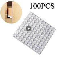 100PCS  Door Stopper Strong Self-Adhesive Furniture Pad Cushion Cabinet Bumpers Silicone Feet Pad Wall Stickers Hardware Decorative Door Stops