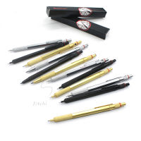 1Pcs RedCircle Metal Mechanical Pencil Steel 0.50.70.92.0 mm kawaii Pencil for Drafting Drawing School Supplies