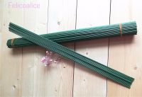 50pcs 2mm 3mm 4mm 5mm Paper Covered Artificial Branches Nylon Flower Iron Wires For DIY Nylon Flower Making Materials