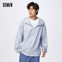 Semir เสื้อโค้ทผู้ชาย,แจ็คเก็ตมีฮู้ดเสื้อผ้าหลวมสะดวกสบายและผ่อนคลายป้องกันแสงแดดสำหรับฤดูร้อนใหม่2023