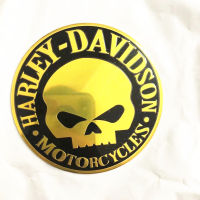 มี Harley Davidson งานอลูมิเนียมบางขนาด 9*9cm gold