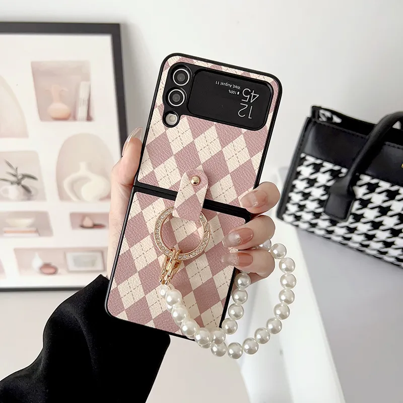 louis vuitton diamond pattern Case Samsung Galaxy Z Flip 3