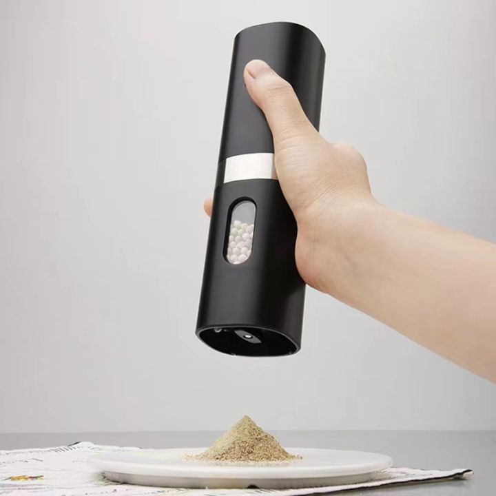 electric-automatic-pepper-salt-grinders-gravity-spice-mill-adjustable-coarseness-kitchen-tools