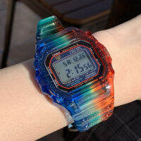 เคสสายนาฬิกายางใสกันน้ำได้สำหรับ Casio G-Shock DW5600 5610สายนาฬิกาซิลิโคน Bezel GW-M5610 DW-D5600สายรัดข้อมือ