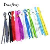 2023 New 45CM Elastic No Tie Shoe Laces Round Kids Quick Shoelaces Silicone Shoe Laces for Sneakers Kids Adult Shoe Accessories