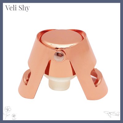 Veli Shy เครื่องหมวกแชมเปญไวน์304จุกแชมเปญสแตนเลส,ใหม่เครื่องถือจุกคอร์กแบบพกพาหมวกแชมเปญไวน์อัดลมไวน์