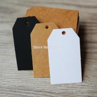 Trapezoid Kraft Gift Tags Wedding Party Paper Tag Price Label Hang Tag 4x7cm 100pcs/lot Labels