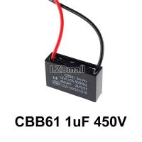 1pc CBB61 1uF 450V Starting Capacitance AC Fan Capacitor CBB SH PO 1.0uF 450VAC Motor Run Capacitor