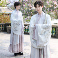 Xianxia ชุด Hanfu สไตล์จีนดั้งเดิมชุดเสื้อแขนใหญ่ Wei Jin สไตล์นักเรียนชายจบการศึกษาเครื่องแต่งกายสำหรับผู้ชาย ~