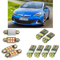 Interior led Car lights For Opel astra j coupe astra j p10 hatchback bulbs for cars License Plate Light 8pc