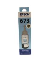 Epson 673 LC น้ำหมึกเติมแบบขวด สีฟ้าอ่อน ของแท้ 70ml (T673500)