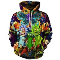 xincheng Adult Novelty 3D Printed Funny Cartoon Casual Sweatshirts Hoodies Pullover…