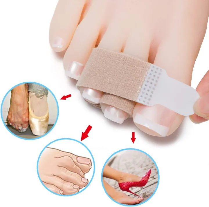 Fabric Toe Finger Straightener Hammer Toe Hallux Valgus Corrector