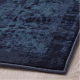 Rug, low pile, dark blue