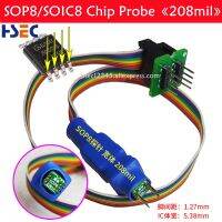 Sop8 Chip Probe Line การเขียนการเผาไหม้การอ่าน 8Pin Burn Test Chip Test Probe Pogo Pin 208mil 1.27mm SOP8 SOIC8 clip