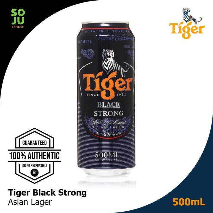 Tiger Beer - Black 500ml | Lazada PH