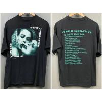 TYPE O NEGATIVE 1993 Blood Kiss R Band Touring เสื้อยืดสีดำพิมพ์ S-2345XL