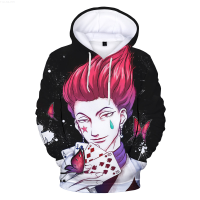 Anime Hoodies Hunter X Hunter 3D Print Hoodie Sweatshirts Men Women Fashion Casual Oversized Pullover Hisoka Print Harajuku Coat {in store}