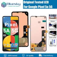 Bluesky 6.34 "ต้นฉบับสำหรับ Google Pixel หน้าจอแสดงผลหน้าจอ LCD 5A สัมผัสทำให้เป็นดิจิทัลประกอบหน้าจอสำรองสำหรับ Google Pixel 5A Lcd 5G