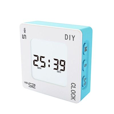 DIY Time Management Pomodoro Timer Creative Square Alarm Clock for students