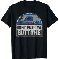 HOT ITEM!!Family Tee Couple Tee Star Wars R2-D2 Droid Dont Push My Buttons T-Shirt For Adult