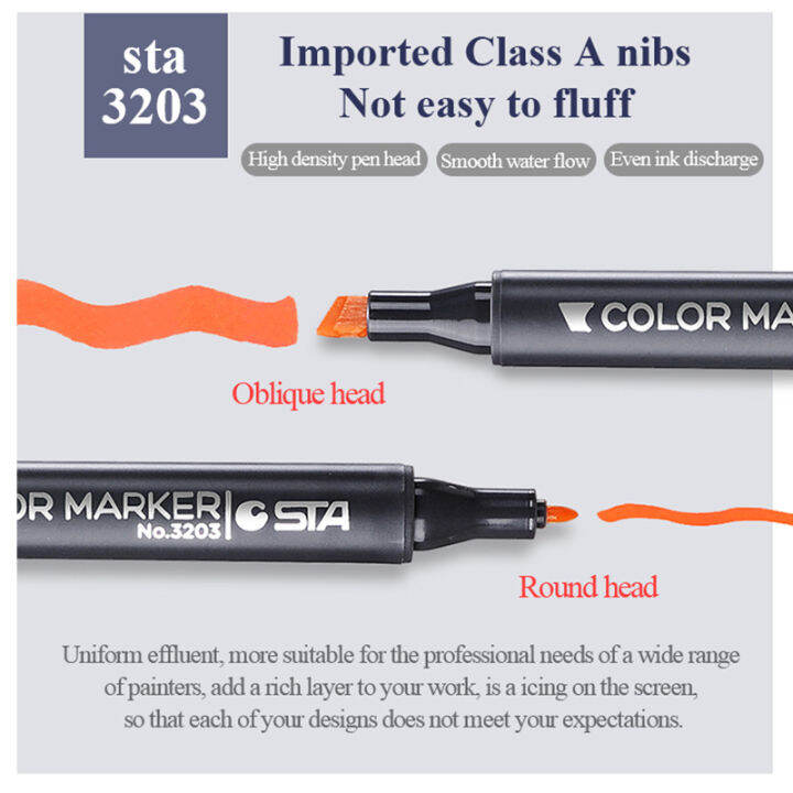 sta-3203-markers-manga-drawing-markers-pen-alcohol-based-sketch-oily-dual-tips-brush-pen-art-design-supplies-201-colors-optional