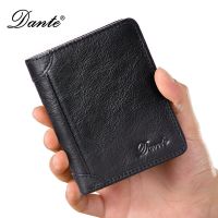 Mens Purse Minimalism Genuine Leather Wallet Business RFID Blocking Credit Card Holder Bag Wallet Wallets for Men and Women