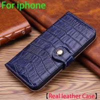 Real Leather Wallet Case For iphone 13 12 Mini Pro Max 14 11 XS XR Cases Magnetic Flip Phone Bag For iphone 7 8 Plus 14 SE Cover Phone Cases