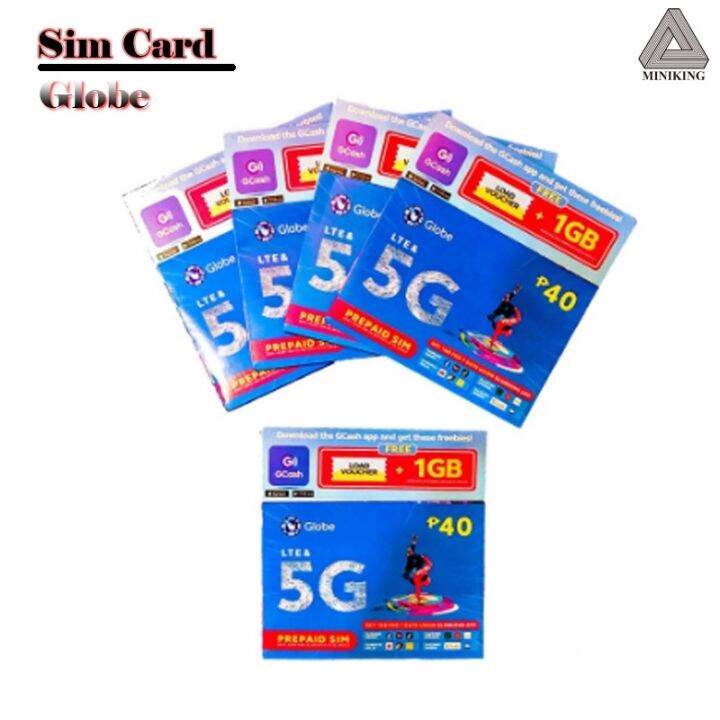 GLOBE SIM CARD prepaid sim tri cut sim card 4G / 5G LTE sim card free ...