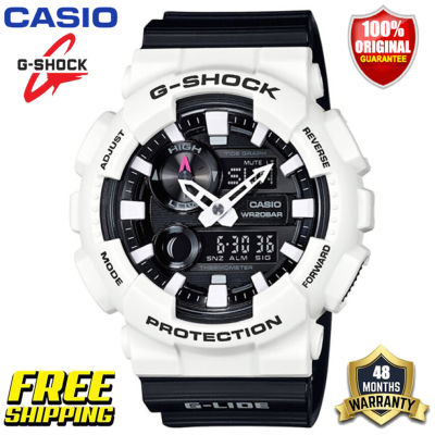 ต้นฉบับ G-Shock GAX100 ผู้ชายกีฬานาฬิกาคู่แสดงเวลา 200 เมตรกันน้ำกันกระแทกเวลาโลก LED แสงอัตโนมัติรับประกัน 4 ปี GAX-100B-7A (100% ใหม่แท้)