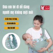 địu vải em bé sơ sinh Đai địu em bé Cotton thoáng khí Đai địu em bé địu em