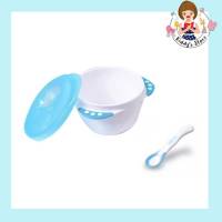 Kidsme Baby Garber Bowl ชุดชามป้อนเล็กและช้อนแบบแสดงอุณหภูมิ