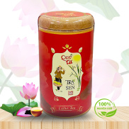 Trà sen trà ướp sen Quê Ta chính hãng, lon thiếc 100g, vị thơm nồng