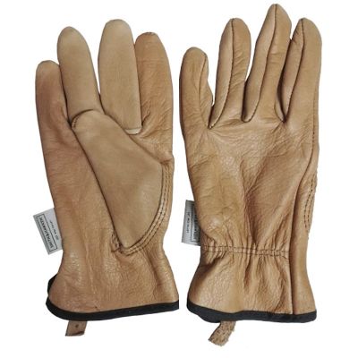 【CW】 Leather Gloves Safe Men Safety Working Mechanical Repairing Gardening