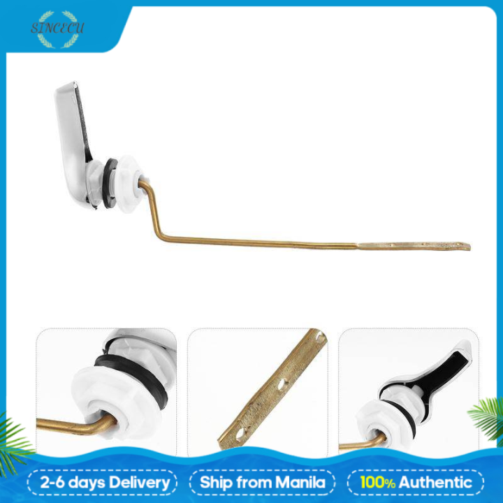 Toilet Tank Flush Lever Chrome Finish Toilet Handle Wrench Fits Most Toilets Water Tank Lazada PH
