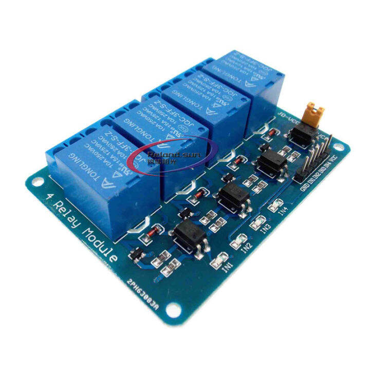 4 channel relay module 4-channel relay control board with optocoupler ...