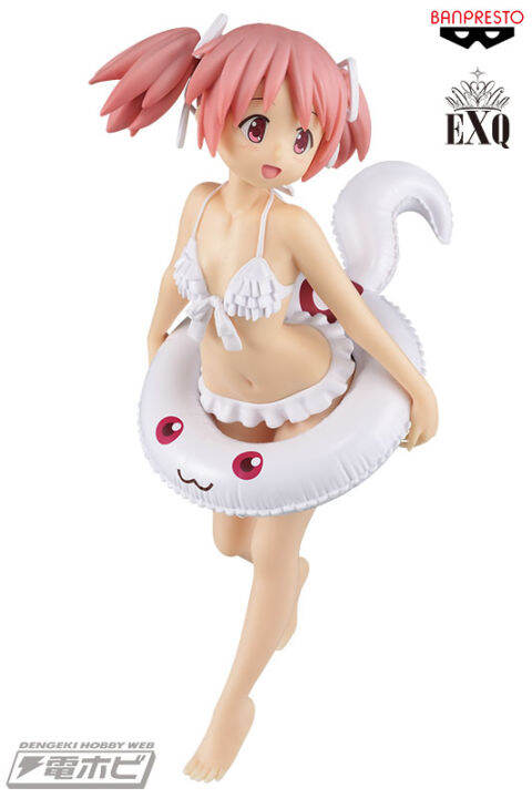 figure-ฟิกเกอร์-งานแท้-100-banpresto-puella-magi-madoka-magica-สาวน้อยเวทมนตร์-มาโดกะ-the-movie-rebellion-exq-madoka-kaname-คานาเมะ-มาโดกะ-ชุดว่ายน้ำ-ver-original-from-japan-anime-อนิเมะ-การ์ตูน-มังงะ