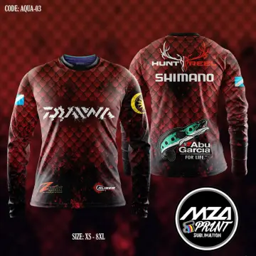 In stock] 2023 design Abu Garcia Edition Fishing Jersey OutFit Sublimation, Clothes Anti-UV fishing, Baju Pancing Long Sleeve