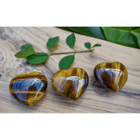 1 Pc 3 cm size Golden Tigers Eye Crystal Heart - Grade A, Crystals, Healing Crystals, Travel Crystals, Travel Gift,