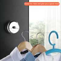 Retractable Clothesline Clothes Drying Rack Rope Home Storage Stainless Steel Clothes Dryer Organiser Laundry Hanger Invisible