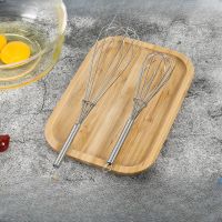 TEX1Pcs Stainless Steel Eco-Friendly Multifunctional Rotary Manual Egg Beater Mixer Mini Kitchen Egg Whisk Bake Tool Egg Agitator