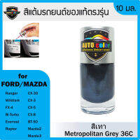 สีแต้มรถยนต์ FORD/MAZDA สีเทา Metropolitan Grey 36C