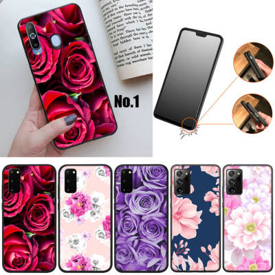 37GNN Flower Pink Peonies Art อ่อนนุ่ม High Quality ซิลิโคน TPU Phone เคสโทรศัพท์ ปก หรับ Samsung Galaxy Note 20 S20 S21S S21 S23 Ultra Plus FE Lite