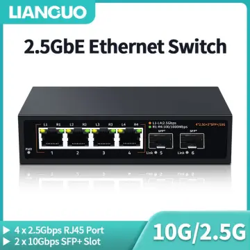  TEROW 2.5G Ethernet Switch, Unmanaged 9-Port POE