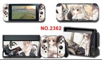 ฝาครอบป้องกันรูปลอกสติกเกอร์สกินไวนิลสำหรับ Nintendo Switch NS + ตัวควบคุม + ขาตั้งสติกเกอร์2362