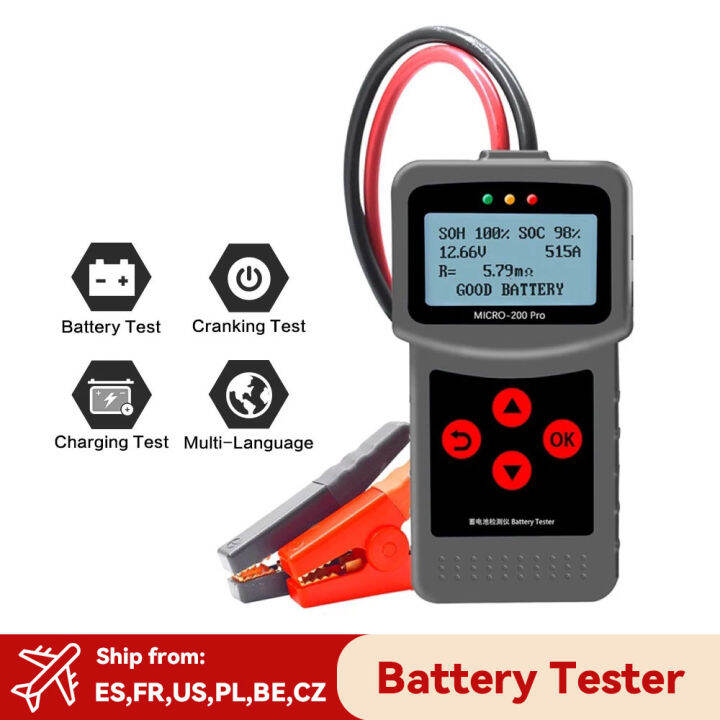 Car Battery Tester 12V 402000 CCA Load Analyzer Test Automotive