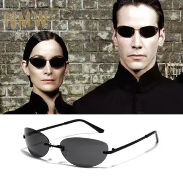 Matrix Agent Smith Sunglasses Mens Matrix Costume Polarized Square Rimless  Glasses : Amazon.ca: Clothing, Shoes & Accessories