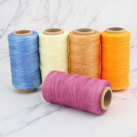 【YD】 260M 36 Colors 150D 0.8mm  Durable Flat Polyester Waxed Thread Braided String Leather Sewing