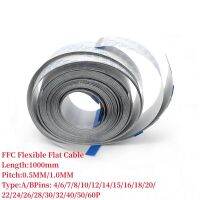 FPC FFC 1000มม. AWM 20624 80C 60V VW-1สายริบบิ้นชนิดสายแบนชนิด A/b 4P/6/8/10/12/14/16/20/26/30/40/50/60Pin